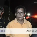 El empresario Hugo Soria Flores tras ser capturado por la Policía Nacional de Perú en Ucayali. Foto: cortesía Santiago Romaní