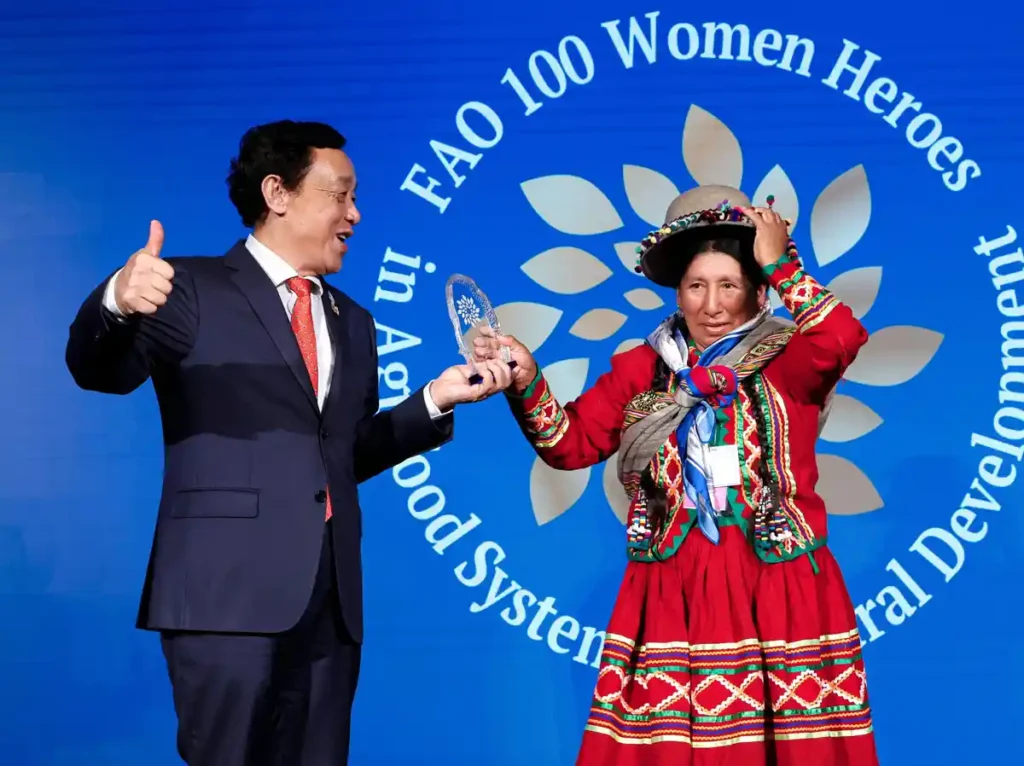 FAO reconoce a Rita Parcco - lideresa peruana y guardiana de la agrobiodiversidad